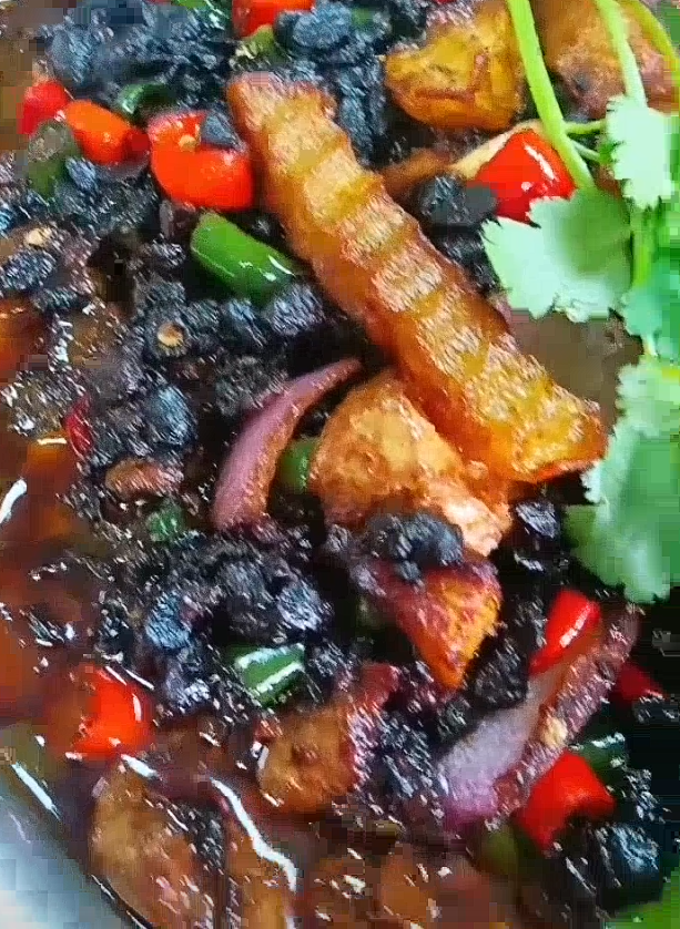 豆豉味的烤鱼