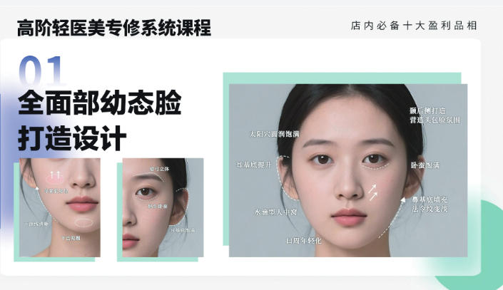 轻医美全面部幼态脸打造