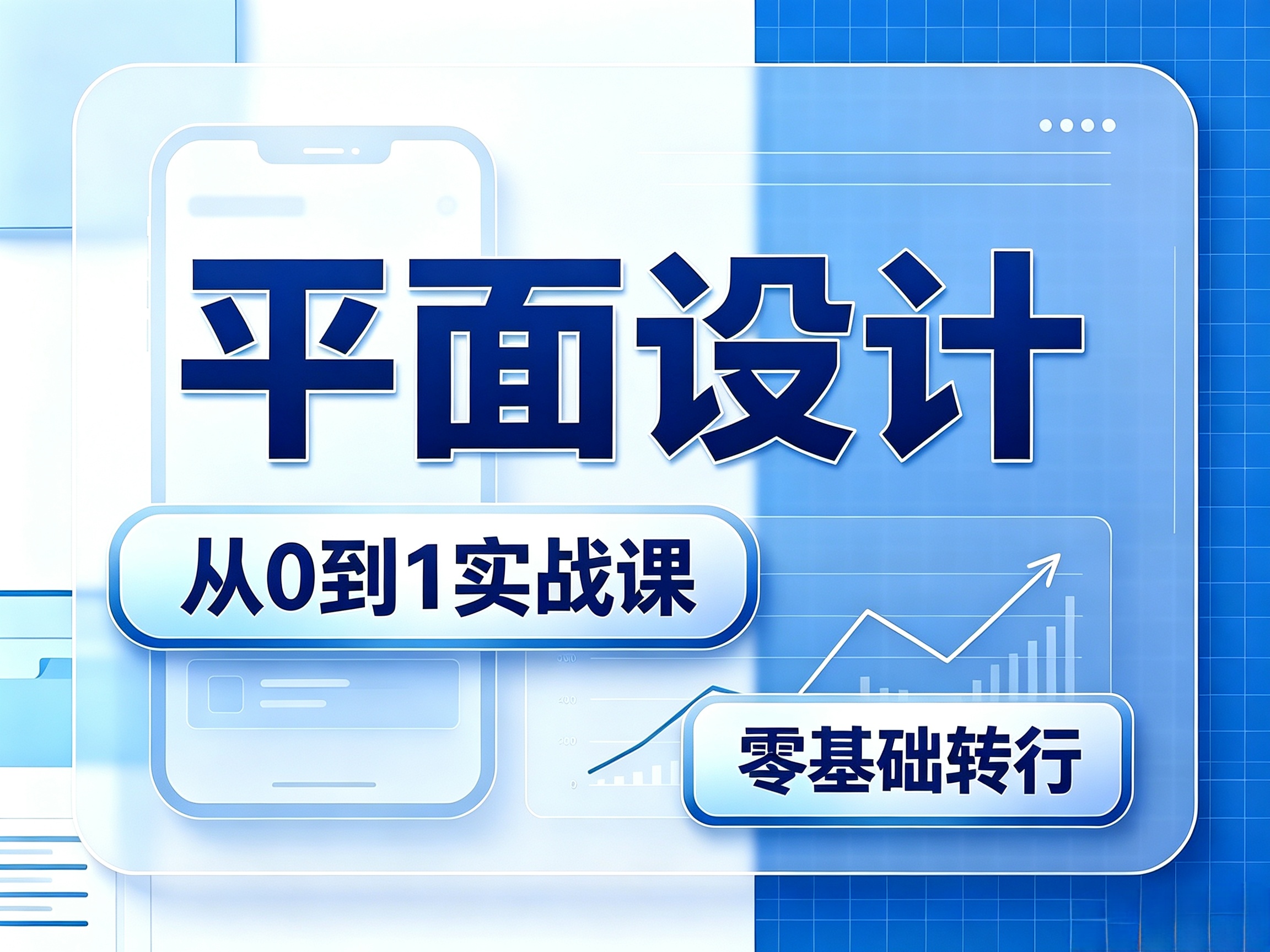 平面设计  零基础可学  长沙线下小班授课  推荐对口就业